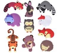 Magnets Aimantés Enfants 10Pcs Petits Aimant Enfan, Aimants d'animaux Aimants Décoratifs pour Réfrigérateur, Aimant Enfant Educatif Aimant de Réfrigérateur,Magnet Frigo Enfant pour Maison École Bureau