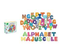 Set 56 Magnets Lettres en bois 'Alphabet Majuscule' Vilac® - Jouets