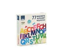 Vilac Magnets alphabet majuscules 77 pcs en bois Jeux créatifs et d'éveil dès 3 ans Beige