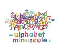 Magnets alphabet minuscule bleu TU