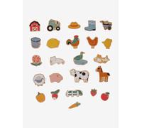 Magnets animaux en bois FSC® multicolore TU
