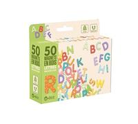 Magnets Bois 50 Lettes Majuscules