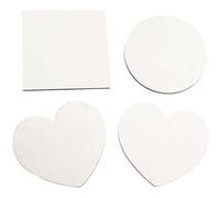 Magnets carton entoilé - 4 pièces - de 9,5 cm à 10,5 cm - support à décorer - chassis amanté - cadeau personnalisable, original - toile tableau aimanté -
