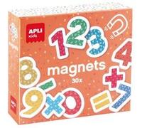 Magnets chiffres 30 pcs - boite Multicolore G