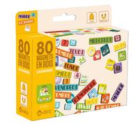 Jeujura - 80 Magnets Bois Calendrier - Apprendre Les Jours, Mois et Saisons - pour accompagner Les Tableaux - Aimantées en Bois - Organiser Son Planning - Cpffret 17x15x4cm - A partir de 3 Ans - 8968