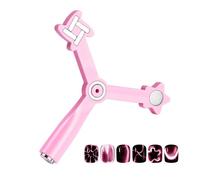 Magnets for Nails, 4 en 1 Portable Manucure Art Stick,Gel Magnet Tool, Women Girls Professionals Art Design Portable Design qui assures Effortless Carrying and Storage, Great for Salon Studio Practice