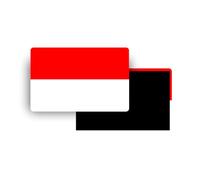 Magnets Frigo - 150 Pays au Choix - Souvenirs Touristiques Pays du Monde - Aimants Décoratifs Réfrigérateur - Cadeau Voyage - Style Traditionnel - 5,4 x 7,8 cm - 1 Unité (Indonésie (Drapeau))