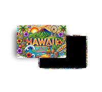 Magnets Frigo - 150 Pays au Choix - Souvenirs Touristiques Pays du Monde - Aimants Décoratifs Réfrigérateur - Cadeau Voyage - Style Traditionnel - 5,4 x 7,8 cm - 1 Unité (Hawaii)