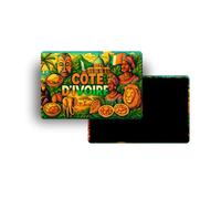 Magnets Frigo - 150 Pays au Choix - Souvenirs Touristiques Pays du Monde - Aimants Décoratifs Réfrigérateur - Cadeau Voyage - Style Traditionnel - 5,4 x 7,8 cm - 1 Unité (Côte D'Ivoire)