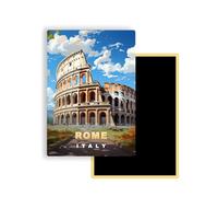 Magnets Frigo Villes du Monde - 300 Modèles aux Choix - Aimants Réfrigérateur - Souvenirs Touristiques - Cadeau Original - 5,4 x 7,8 cm - 1 Unité (Rome)