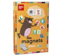 Magnets Lettres Et Animaux Dans 6 Langues Différentes - Apli Agipa