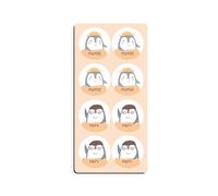 Magnets papy mamie -magnets pour aider son enfant à se repérer dans sa journée