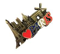 Magnets pour Frigo,Décoratifs France Paris Autocollants 3D Résine - Déco Souvenir pour Décorateurs Muraux Enseignants Amateurs de Tableaux Photos