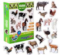 magdum 16 PCS Ferme Aimant Enfant Photo - Animaux Magnetique - Magnet Enfant - Jeux Aimanté Enfant - Magnet Frigo Enfant - Jeu Magnetique Enfant - Animaux Aimantés - Magnétique Enfant- Magnet Animaux