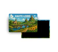Magnets Régions & Départements Souvenirs Touristiques France - Carte Postale Aimantée Ultra Colorée 126 Modèles - Souvenirs aimantés de Voyage à Collectionner (43 - Haute-Loire)