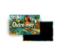 Magnets Régions & Départements Souvenirs Touristiques France - Carte Postale Aimantée Ultra Colorée 126 Modèles - Souvenirs aimantés de Voyage à Collectionner (Outre-mer)