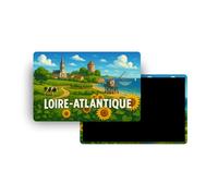 Magnets Régions & Départements Souvenirs Touristiques France - Carte Postale Aimantée Ultra Colorée 126 Modèles - Souvenirs aimantés de Voyage à Collectionner (44 - Loire-Atlantique)