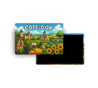 Magnets Régions & Départements Souvenirs Touristiques France - Carte Postale Aimantée Ultra Colorée 126 Modèles - Souvenirs aimantés de Voyage à Collectionner (21 - Côte-d’Or)