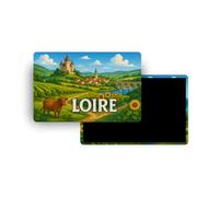 Magnets Régions & Départements Souvenirs Touristiques France - Carte Postale Aimantée Ultra Colorée 126 Modèles - Souvenirs aimantés de Voyage à Collectionner (42 - Loire)