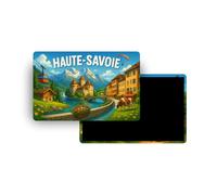 Magnets Régions & Départements Souvenirs Touristiques France - Carte Postale Aimantée Ultra Colorée 130 Modèles - Souvenirs aimantés de Voyage à Collectionner (74 - Haute-Savoie)