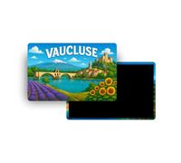 Magnets Régions & Départements Souvenirs Touristiques France - Carte Postale Aimantée Ultra Colorée 130 Modèles - Souvenirs aimantés de Voyage à Collectionner (84 - Vaucluse)