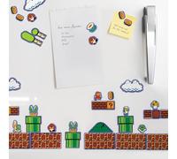 Magnets Super Mario Bros. Set - Créez Vos Propres Niveaux avec 80 Personnages & Icônes Magnétiques, Mario, Luigi, Champignons, Pièces & Plus, Produit Officiel Nintendo