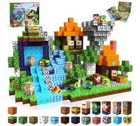 Magneverse Construction Magnetique Enfant 200 Pièces - Coffret Aventure en Forêt - Jouets de Construction Éducatif 3 4 5 6 7 8 9 Ans - Magnetic Blocks Montessori, Cadeau STIM pour Filles et Garçons