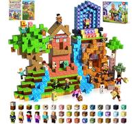 Magneverse Construction Magnétique Enfant - 210 Pièces + 6 Figurines - Exploration Aventure Magique dans la Forêt Mystérieuse - Jeu de Construction Éducatif et Cadeau pour Enfants 6-12 Ans