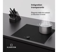 Magnichef table de cuisson à induction | 4 zones de cuisson | Moderne & innovante | 8200 W | 60 cm