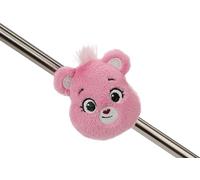 MagNICI 62806 Mini Bisounours, Hourra l'ourson, Rose, 6 cm, Peluche avec Aimant, Adhère aux Surfaces métalliques, Tableaux magnétiques et poignées de Sac, Idée Cadeau