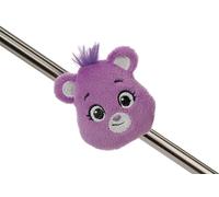 MagNICI 62810 Peluche Mini Bisounours Ours Meilleur ami, 7 cm, Violette, avec Aimant, Adhère Aux Surfaces Métalliques, Aux Tableaux Magnétiques, Aux Poignées De Sac, Idée De Cadeau, 6 cm