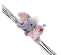 MagNICI Love Eléphant Gris foncé 12cm - Peluche avec Aimant - Animal magnétique pour réfrigérateur, Tableau Noir, élément métallique et Beaucoup Plus, Superbe idée Cadeau