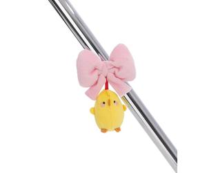 MagNICI Molang 62773 Nœud avec Piu Piu 4 cm, Jaune, Peluche aimantée, Jouet en Peluche pour réfrigérateur, Tableau Noir, métal et Bien Plus Encore, Idée Cadeau