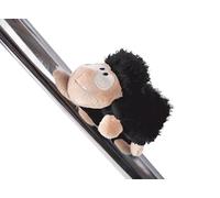 MagNICI Mouton 11cm Noir - Peluche Durable avec Aimant - Animal magnétique pour réfrigérateur, Tableau Noir, élément métallique et Beaucoup Plus, Superbe idée Cadeau