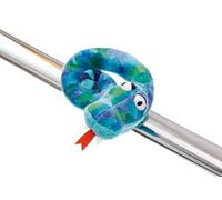 MagNICI Serpent Zsazsa 11cm Bleu - Peluche avec Aimant - Animal magnétique pour réfrigérateur, Tableau Noir, élément métallique et Beaucoup Plus, Superbe idée Cadeau