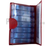 Magnien Médidose Pillulier Semainier Rouge