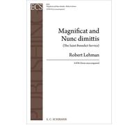 Magnificat And Nunc Dimittis / Choral Score