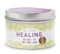 MAGNIFICENT 101 |Bougie d'aromathérapie de guérison pour le retour à la plénitude Cire de soja naturelle parfumée à la sauge Palo Santo Lavande pour le nettoyage et la guérison des chakras, 6oz Rouge