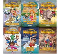 Magnificent Mulligans Series 6-Book Collection Set - Wild Animal Adventures for Young Readers - Leapin’ Leopards; Lions, Elephants, and Lies; Smoke in the Air!; What a Croc!; Dolphins in Danger; Fears