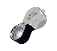 Magnifier Foldable 10X Glass for Newspaper Reading Handheld Lens Multifunction Eye Loupe Portable Student Magnifying Glass