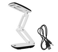 MagnifierDesk Lampe loupe avec lumière sur support LED portable Loupe de poche Visière pliable 3X pour la lecture, les loisirs