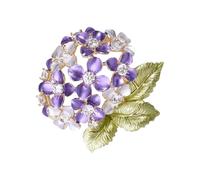 Magnifique accessoire de fleur étincelant en alliage broche tendance pour vêtements bijoux convient pour offrir ou propre collection. Broche multifonctionnelle