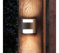 Magnifique Applique Led Grass Ip44 anthracite, blanc satiné