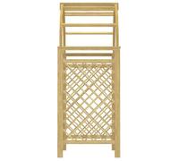 Magnifique Arche avec treillis 141x97x243 cm Bois de pin massif imprégné - design polyvalent - pour maison - Brun 51 kg 2026_934329