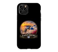 Magnifique Aventure de croisière au Coucher du Soleil de Santorin Grèce Coque pour iPhone 11 Pro