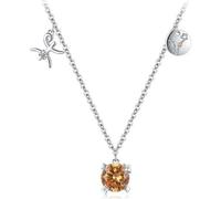 Magnifique Bague Étoile de Naissance pour Chaîne d'or, Cristaux de Couronnes Signes astrologiques Accessoires Bijoux Femmes Filles Jeu de Tailleurs