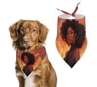 Magnifique bandana noir pour femme et chien, écharpe triangulaire lavable et réglable, écharpe respirante pour animaux de compagnie de petite, moyenne et grande taille, accessoire tendance mignon pour