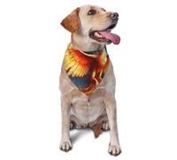 Magnifique bandana Phoenix pour chien et chat de petite et moyenne taille, accessoire photo, bandanas triangulaires réglables et lavables