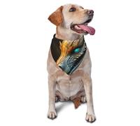 Magnifique bandana pour chien dragon - Écharpe triangulaire pour animaux de compagnie, convient pour les chiens et chats de petite et moyenne taille
