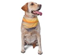 Magnifique bandana pour chien tropical lever de soleil sur la plage - Accessoires pour chiens de petite et moyenne taille - Accessoire photo - Bandana triangulaire réglable - Lavable - Pour chien